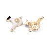 Alloy Enamel Pendants ENAM-R149-11D-G-2