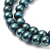 Electroplate Synthetic Non-magnetic Hematite Beads Strands G-E602-04E-3