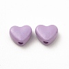 Heart Spray Painted Alloy Beads FIND-G053-01L-2