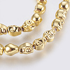 Electroplated Non-magnetic Synthetic Hematite Bead Strand G-E495-05-3