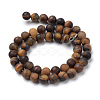 Natural Tiger Eye Round Bead Strands X-G-T055-6mm-04-2