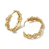 KC Gold Plated Brass Micro Pave Cubic Zirconia Hoop Earring EJEW-L271-16KCG-01-2