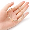 Stainless Steel Hollow Out Heart Bangle BJEW-YW0001-08G-3