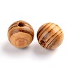 Round Natural Wood Beads WOOD-Q009-16mm-LF-2