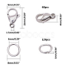 304 Stainless Steel Lobster Claw Clasps STAS-PH0019-53P-2