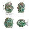 Crystal Owl Figurine Collectible JX545B-2