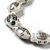 Handmade Printed Porcelain Beads PORC-F005-03A-6