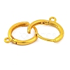 Brass Hoop Earring Findings KK-G502-01G-2