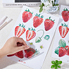 PVC Self Adhesive Fruit Decorative Stickers DIY-WH0304-806-3