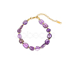 Elegant Natural Amethyst Bracelets for Women PA6706-3-1