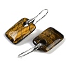 Natural Tiger Eye Dangle Earrings EJEW-C119-02P-07-2