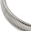 304 Stainless Steel Spring Bangles for Women Men BJEW-U003-02A-P-3