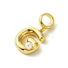 Rack Plating Brass with ABS Plastic Pearl European Dangle Charms KK-G501-02G-G-2