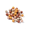 Round Food Grade Eco-Friendly Silicone Focal Beads SIL-F003-01A-1