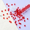 6/0 Transparent Glass Seed Beads SEED-YW0002-11A-6