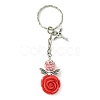 Resin & Alloy & Glass Keychain KEYC-MZ00015-01-1