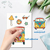 8 Sheets 8 Styles PVC Waterproof Wall Stickers DIY-WH0345-120-3
