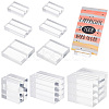 PandaHall Elite 20Pcs 3 Style Transparent Acrylic Bases FIND-PH0007-03-7