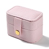 Rectangle PU LeatherJewelry Ring Storage Boxes CON-K002-06B-1