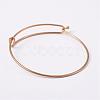 Adjustable 304 Stainless Steel Expandable Bangle Making BJEW-L604-09-3