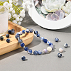 CHGCRAFT 4 Strands Natural Sodalite Beads Strands G-CA0001-11-4