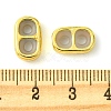 Rack Plating Brass with Plastic Slide Charms KK-G501-11G-3