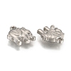 201 Stainless Steel Elephant Charms STAS-Q192-15-2