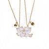 Alloy with Enamel Pendant Necklaces PW-WG800FB-01-5