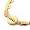 Ion Plating(IP) 304 Stainless Steel Snake Chain Bracelets BJEW-C035-02G-3