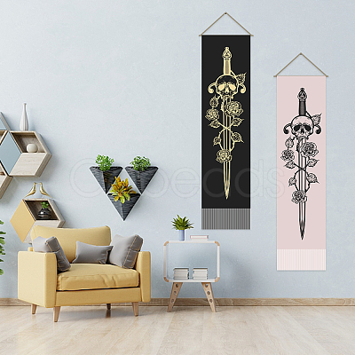 Polyester Decorative Wall Tapestrys AJEW-WH0399-007-1