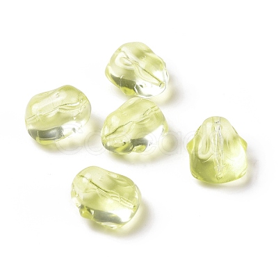 Transparent Czech Glass Beads GLAA-G079-03E-1