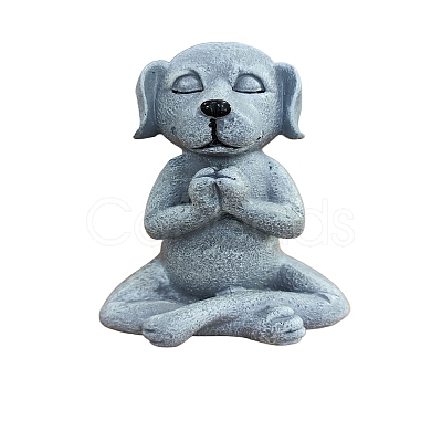 Resin Imitation Stone Dog Garden Decor JX175A-1