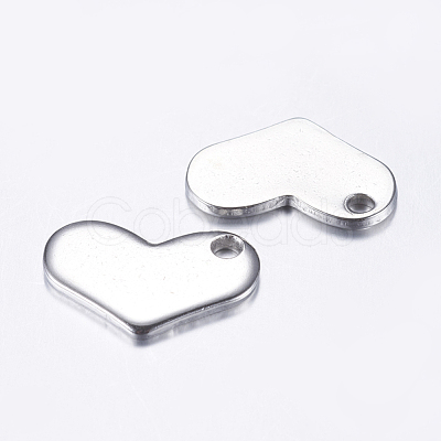 Tarnish Resistant 201 Stainless Steel Stamping Blank Tag Charms STAS-L198-22P-1