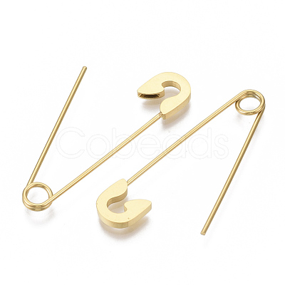 201 Stainless Steel Safety Pins X-STAS-S079-197G-1