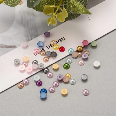 ABS Plastic Cabochons OACR-S012-5mm-M-1