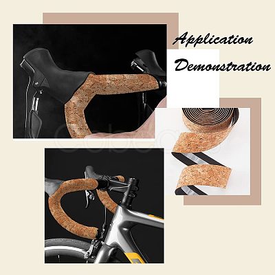 PU Leather Bicycle Handle Strapping Bands AJEW-WH0014-99-1