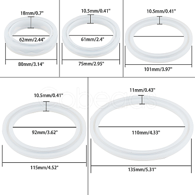 Olycraft DIY Bangle Making Kits DIY-OC0003-36-1