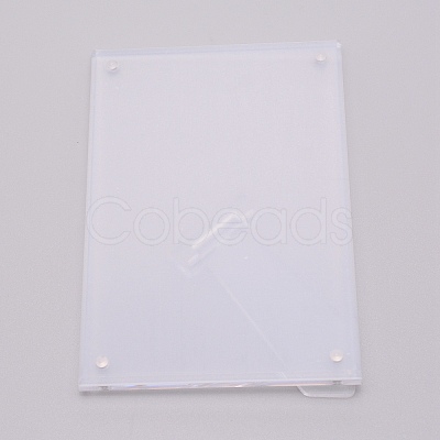 Acrylic Photo Frame Stand DJEW-WH0011-64A-1