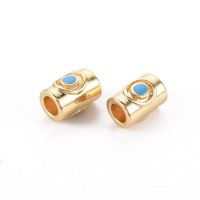 Brass Enamel Beads KK-S356-444-NF-1