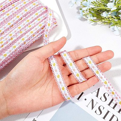 Embroidery Polyester Lace Trim OCOR-WH0033-03C-1