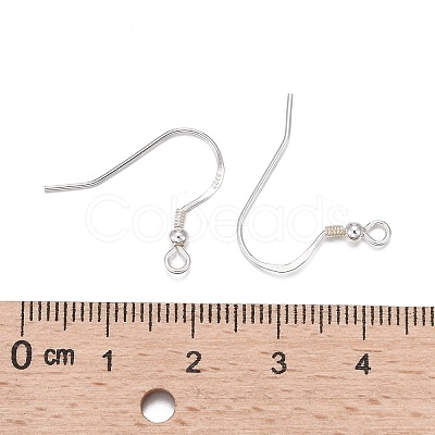 925 Sterling Silver Earring Hooks X-STER-K167-050S-1