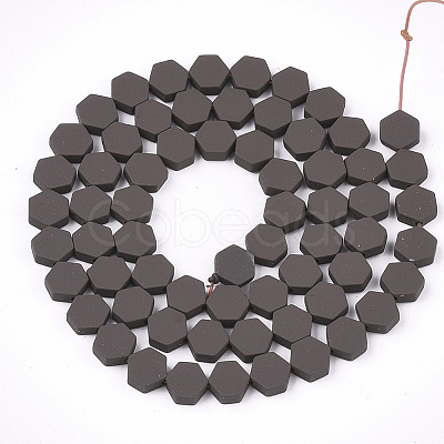 Spray Painted Non-magnetic Synthetic Hematite Beads G-T116-03B-20-1