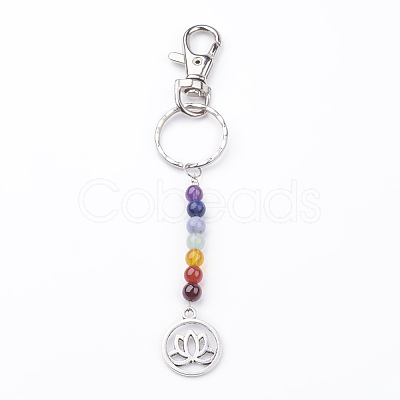 Tibetan Style Alloy Keychain KEYC-JKC00150-04-1