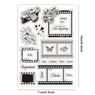 Custom PVC Plastic Clear Stamps DIY-WH0448-0681-1