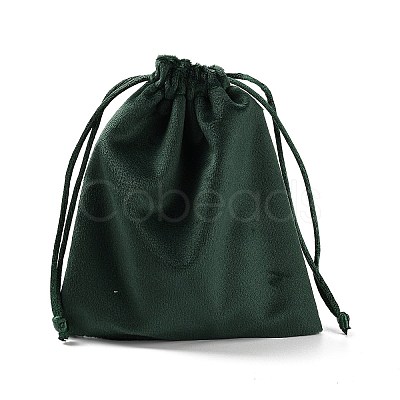 Velvet Jewelry Drawstring Storage Pouches ABAG-P013-02C-05-1