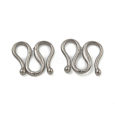 304 Stainless Steel S-Hook Clasps STAS-U007-19A-P-1