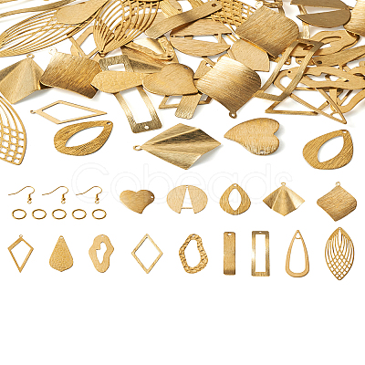 DIY Geometry Earring Making Kit DIY-TA0004-67-1