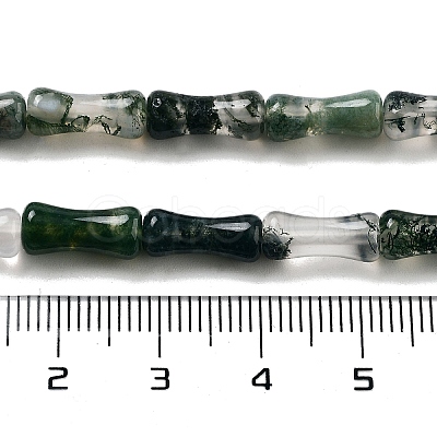 Natural Moss Agate Beads Strands G-Q178-A01-01-1