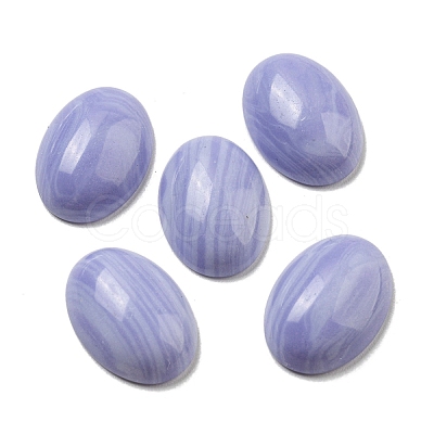 Synthetic Blue Lace Agate Cabochons G-C115-01A-03-1