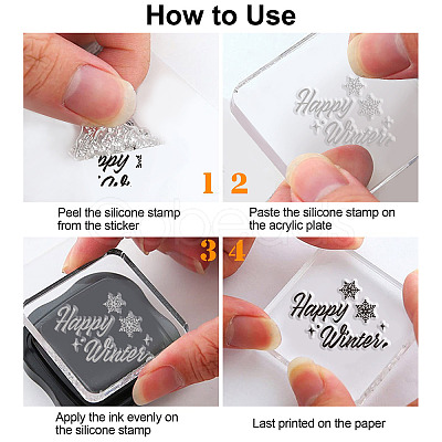 Custom PVC Plastic Clear Stamps DIY-WH0448-0072-1